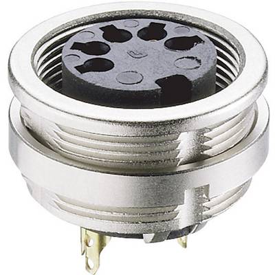 Lumberg 0304 03 DIN connector Socket, vertical vertical Number of pins (num): 3  Silver 1 pc(s) 