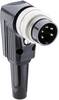 Lumberg WSV 50 DIN connector Plug, right angle Number of pins: 5 Silver 1 pc(s)
