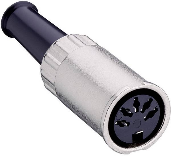Lumberg 0122 03 DIN connector Socket, straight Number of pins: 3 Silver 1 pc(s)