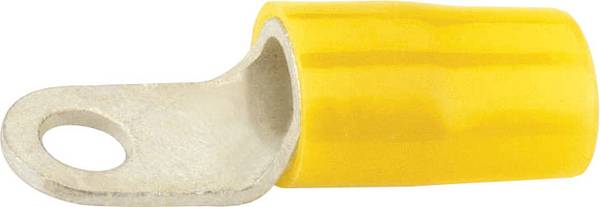 Vogt Verbindungstechnik 3661A Ring terminal  Cross section (max.)=6 mm² Hole Ø=6.5 mm Partially insulated Yellow 1 pc(s)