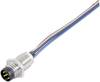 binder 09-3391-00-04 Sensor/actuator built-in connector M8 Plug, mount No. of pins (RJ): 4 20 pc(s)