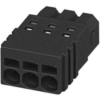 Black electric multi-pin connector, suitable for electrical connections in electronic devices.