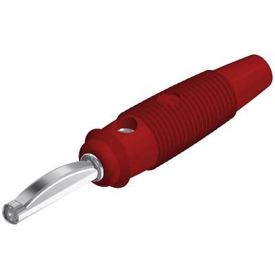 SKS Hirschmann VQ 30 Jack plug Plug, straight Pin diameter: 4 mm Red 1 pc(s) 