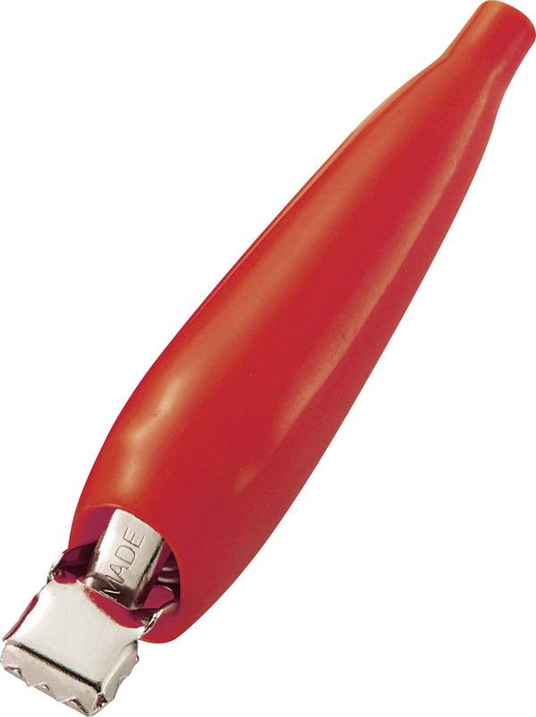 TRU COMPONENTS TC-ACR4RD203 Alligator clip Red Max. clamping range: 4 mm Length: 68 mm 1 pc(s)