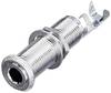 Rean AV NYS221 6.35 mm audio jack Socket, horizontal mount Number of pins: 3 Stereo Silver 1 pc(s)