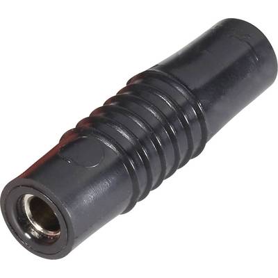 Schnepp KP 4000 S Jack socket Plug, straight Pin diameter: 4 mm Black 1 pc(s) 