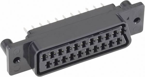 TRU COMPONENTS 1578891 SCART connector Socket, vertical vertical Black 1 pc(s)
