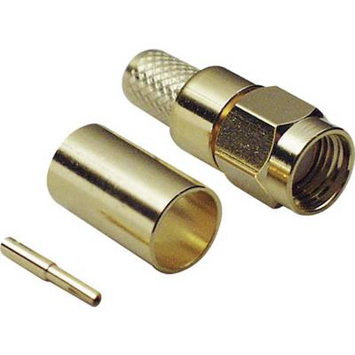 Dismantlable Metal Coaxial Connector: sleeve, plug and pin are separate. Suitable for connecting cables and devices.