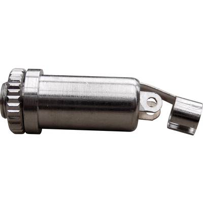  734136 3.5 mm audio jack Socket, vertical vertical Number of pins (num): 3 Stereo Silver 1 pc(s) 