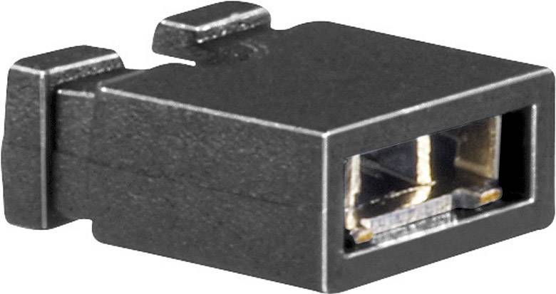 TRU COMPONENTS TC-2521029 Shorting jumper Contact spacing: 2.54 mm Pins per row:2 Content: 100 pc(s)