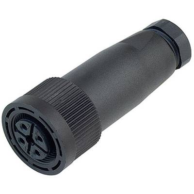 Pictured above is a black cylindrical plug with a ribbed grip and a multi-pin connector.
