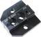 A metal tool with hexagonal holes of varying sizes, labelled '6.47', '7.36', '1.6', used for crimping.
