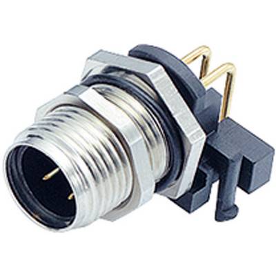 'Metal connector with multiple golden pins, suitable for electronic connections, against a white background.'