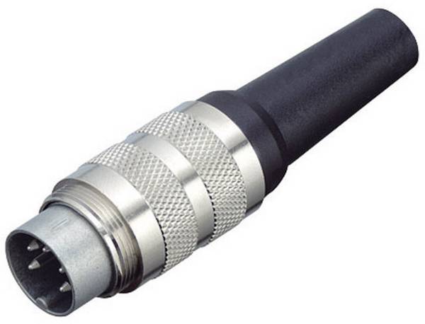 binder 99-2009-210-04 Miniature Round Plug Connector Nominal current (details): 6 A Pins: 4