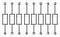 Schematos Symbol displays a sequence of five rectangular elements, connected by vertical lines with circles at their ends.