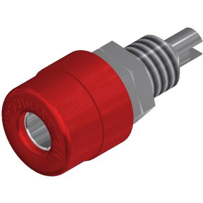 SKS Hirschmann BIL 20 Jack socket Socket, vertical vertical Pin diameter: 4 mm Red 1 pc(s) 