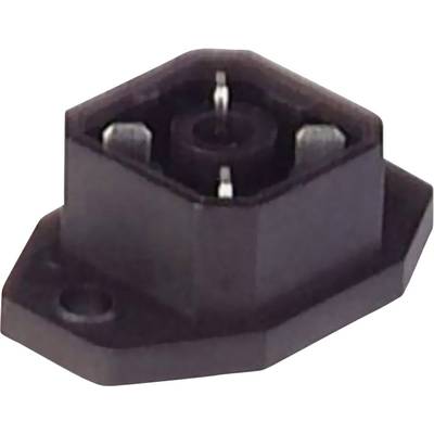 Hirschmann 932 092-106-1 G 4 A 5 M Mounted Connector With Flange And Solder Contacts Grey Pins:4