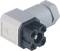 A hydraulic pressure switch with a hexagonal connection and black plastic housing, commonly used for monitoring pressure systems.