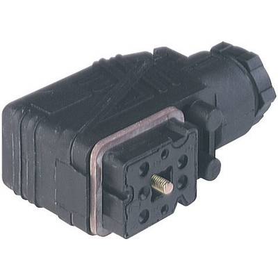 Hirschmann 932 484-100-1 GO 610 WF Contact Box With M16 Cable Gland And Screw Contacts Black Pins:6 + PE