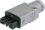 Hirschmann 931 691-106-1 Mains connector STAK Socket, straight Total number of pins: 5 + PE 6 A Grey 1 pc(s)