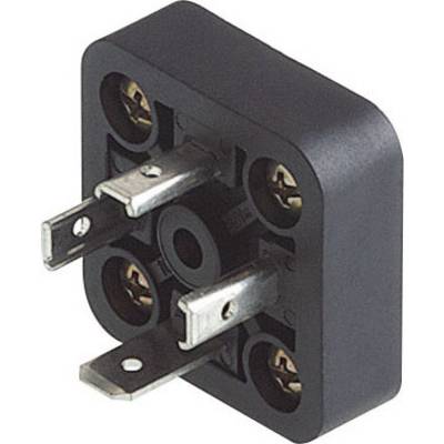 Hirschmann 933 379-100-1 GSA-U 3000 N LO Connector Plug, GMD Series Black Pins:3 + PE