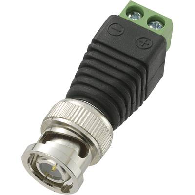 TRU COMPONENTS LT-BNC-DC BNC connector Plug, straight 50 Ω 1 pc(s) 