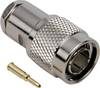 TRU COMPONENTS 1579405 TNC connector Plug, straight 50 Ω 1 pc(s)