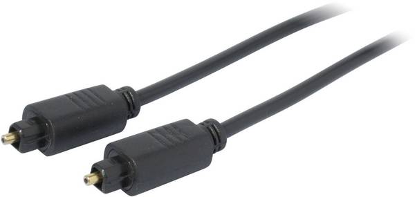 S-Conn 69004-1.5 Toslink Digital Audio Cable [1x Toslink plug (ODT) - 1x Toslink plug (ODT)] 1.5 m Black