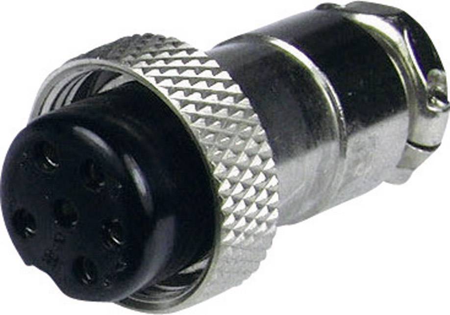 Cliff FC684212 Mini DIN connector Socket, straight Number of pins: 2 Silver 1 pc(s)
