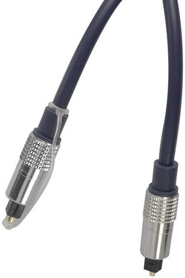 S-Conn 69006-1.0MHQ Toslink Digital Audio Cable [1x Toslink plug (ODT) - 1x Toslink plug (ODT)] 1 m Blue gold plated connectors