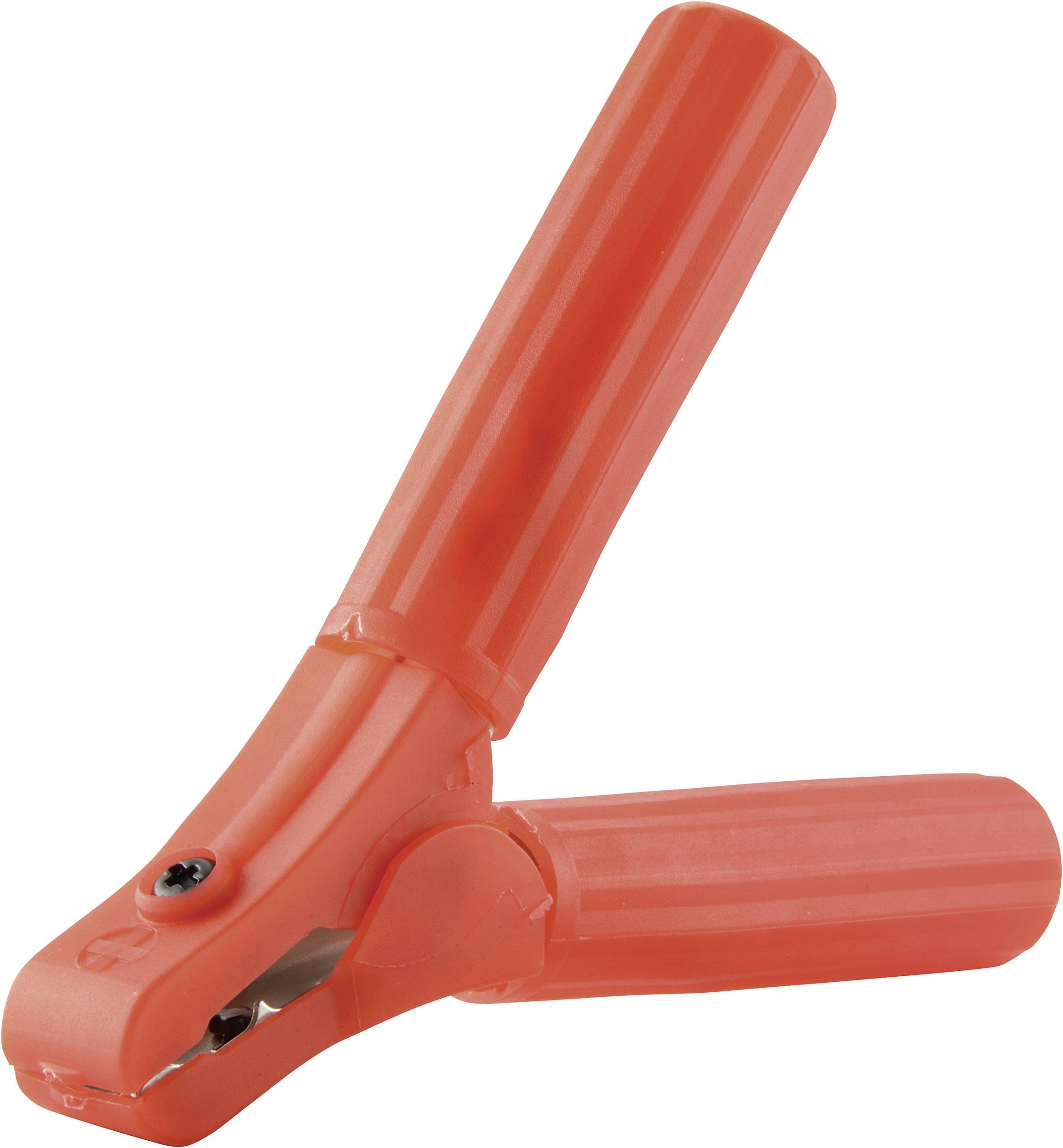 Jump lead clamp up to 300 A/30 V/DC Screws Red TRU COMPONENTS 300A Content: 1 pc(s)