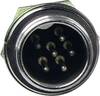Cliff FC684204 Mini DIN connector Plug, vertical mount Number of pins: 4 Silver 1 pc(s)