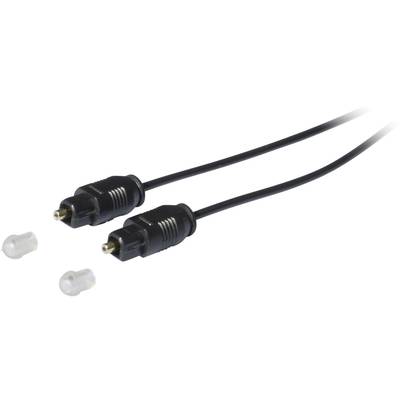 Kash Toslink Digital Audio Cable [1x Toslink plug (ODT) - 1x Toslink plug (ODT)] 1.00 m Black 