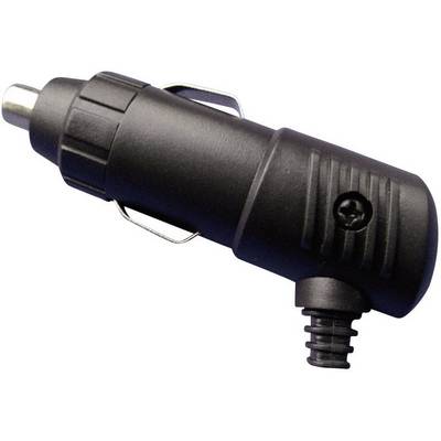 Black cigarette lighter socket with cable connection, commonly used for car chargers or electronic devices in vehicles.