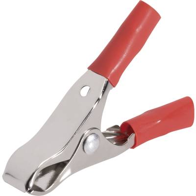 BKL Electronic 072450 Alligator clip Red Max. clamping range: 26.8 mm Length: 100 mm 1 pc(s) 