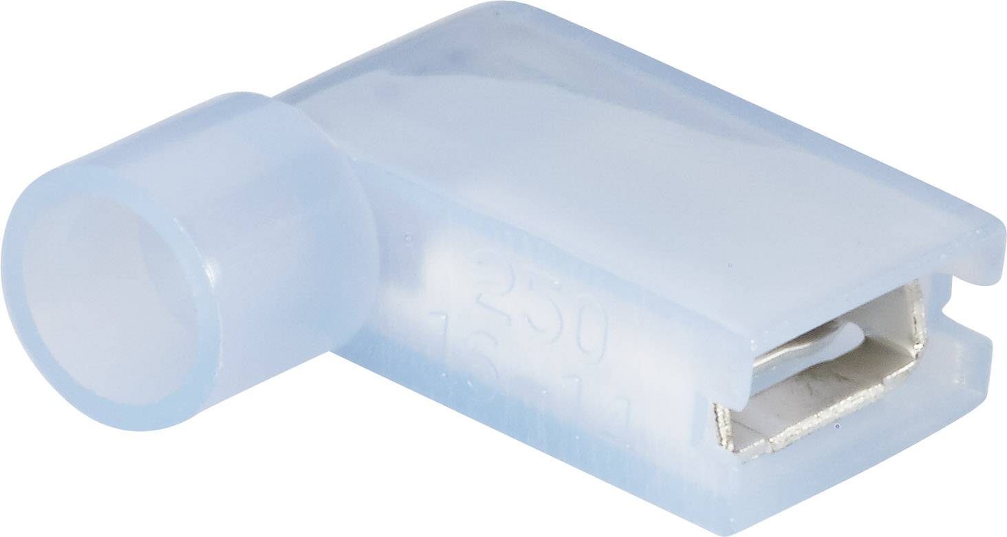Vogt Verbindungstechnik 3939S Blade receptacle Connector width: 6.3 mm Connector thickness: 0.8 mm 90 Γö¼Γûæ Insulated Blue 1
