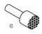 'Figure C: Drill head with rhomboid pattern.'