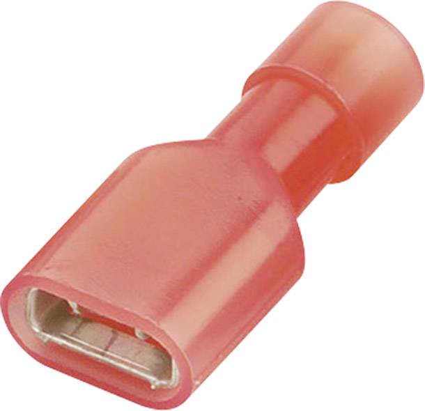 Vogt Verbindungstechnik 3963 Blade receptacle Connector width: 6.3 mm Connector thickness: 0.8 mm 180 Γö¼Γûæ Insulated Red 1