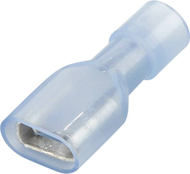 Vogt Verbindungstechnik 3966 Blade receptacle Connector width: 6.3 mm Connector thickness: 0.8 mm 180 Γö¼Γûæ Insulated Blue 1