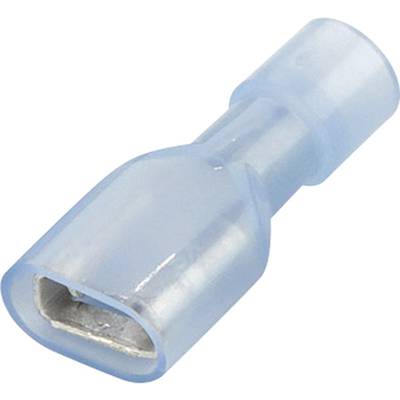 Vogt Verbindungstechnik 3966 Blade receptacle  Connector width: 6.3 mm Connector thickness: 0.8 mm 180 ° Insulated Blue 