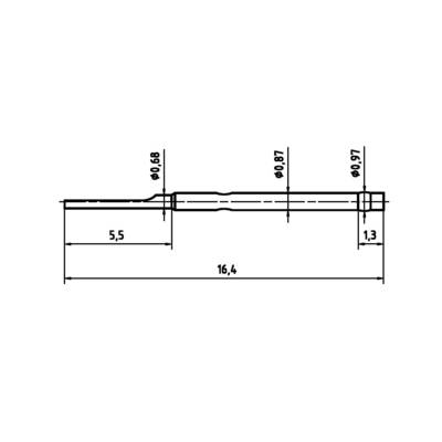 PTR Hartmann H 1007 L Precision test tip sleeve