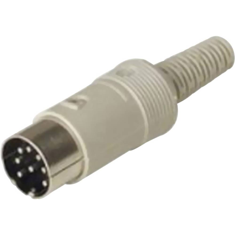 Hirschmann 930 298-517-1 DIN connector Plug, straight Number of pins (num): 8 Grey 1 pc(s)