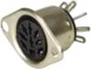 Hirschmann 930 343-200-1 DIN connector Sleeve socket, straight pins Number of pins: 7 Silver 1 pc(s)