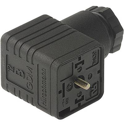 Hirschmann 934 407-100-1 GDML 2016 GB 1 Contact Box With Electronic Insert Black Pins:2 + PE