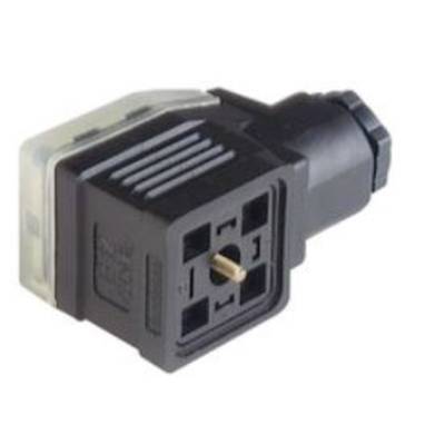 Hirschmann 934 455-100-1 GDME 3020 Cable Socket, Supports Electronic Inserts Black Pins:3 + PE
