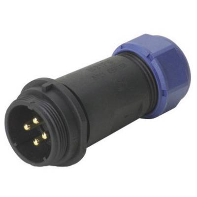   Weipu  SP2111 / P 5 II  Bullet connector  Plug, straight  Total number of pins: 5  Series (round connectors): SP21    