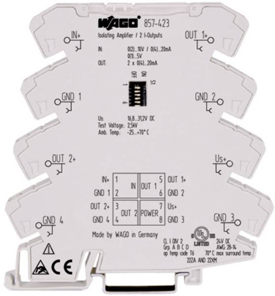 WAGO 857423 Signal Duplicator Content 1 pc(s)