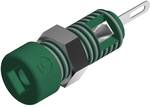 SKS Hirschmann CO MBI 1 Mini jack socket Socket, vertical vertical Pin diameter: 2 mm Green 1 pc(s)