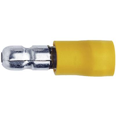 Klauke 1050 Bullet connector  4 mm² 6 mm² Pin diameter: 5 mm Partially insulated Yellow 1 pc(s) 