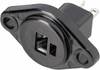 TRU COMPONENTS TC-2527002 Audio jack Sleeve socket, straight pins Number of pins: 2 Black 100 pc(s)